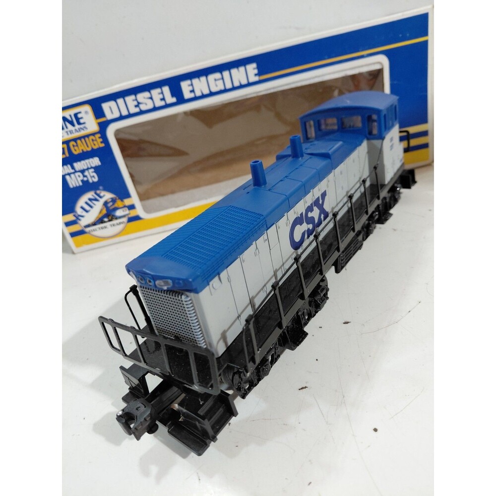 K-Line 2217 O Gauge Model Railroad CSX MP-15 Diesel Switch Locomotive w/Box